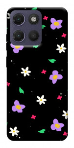 Чохол Квіти та пелюстки для Motorola Moto G17
