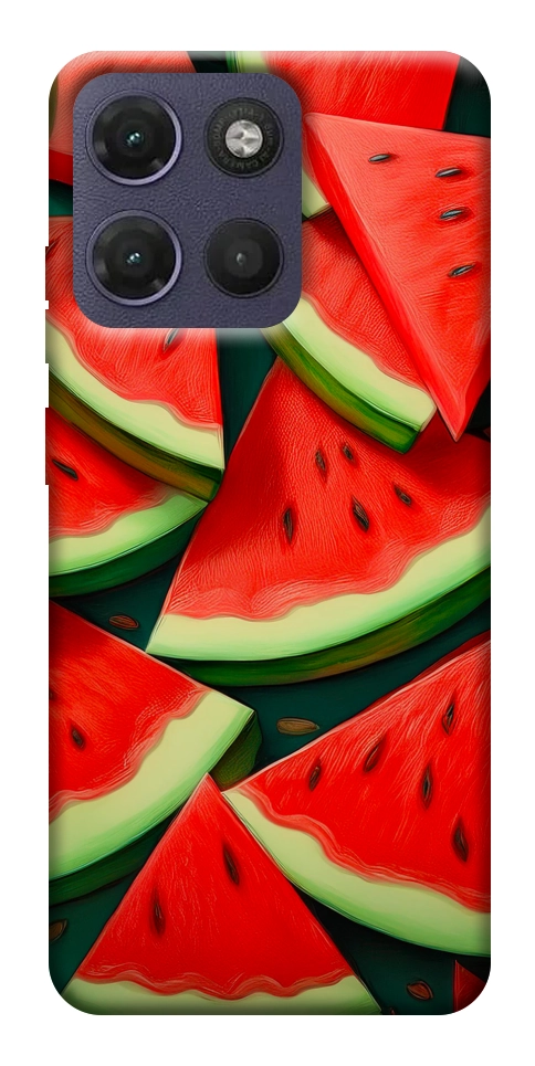 Чохол Ломтики кавуна для Motorola Moto G17