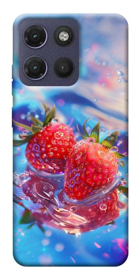 Чохол Red Strawberry для Motorola Moto G17