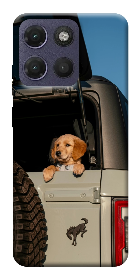 Чохол Dog in the car для Motorola Moto G17