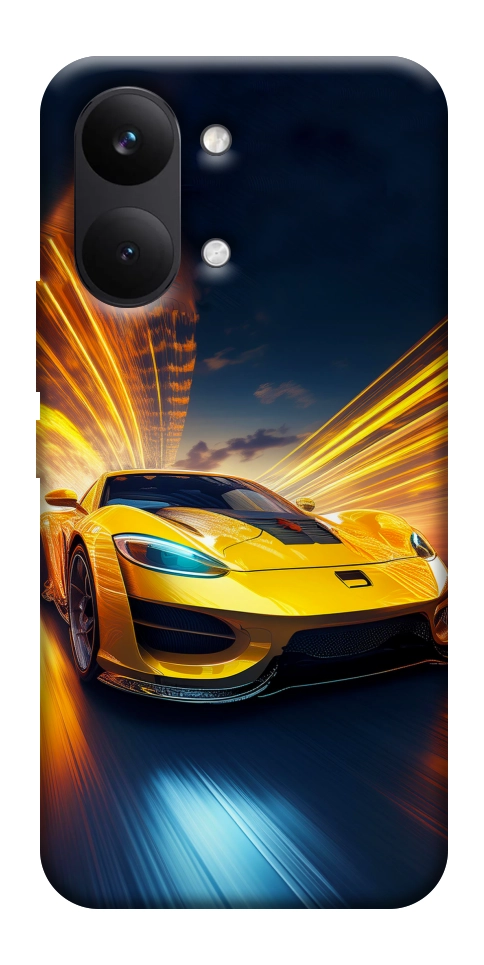 Чехол Yellow Porsche для Xiaomi Poco X8 Pro Max