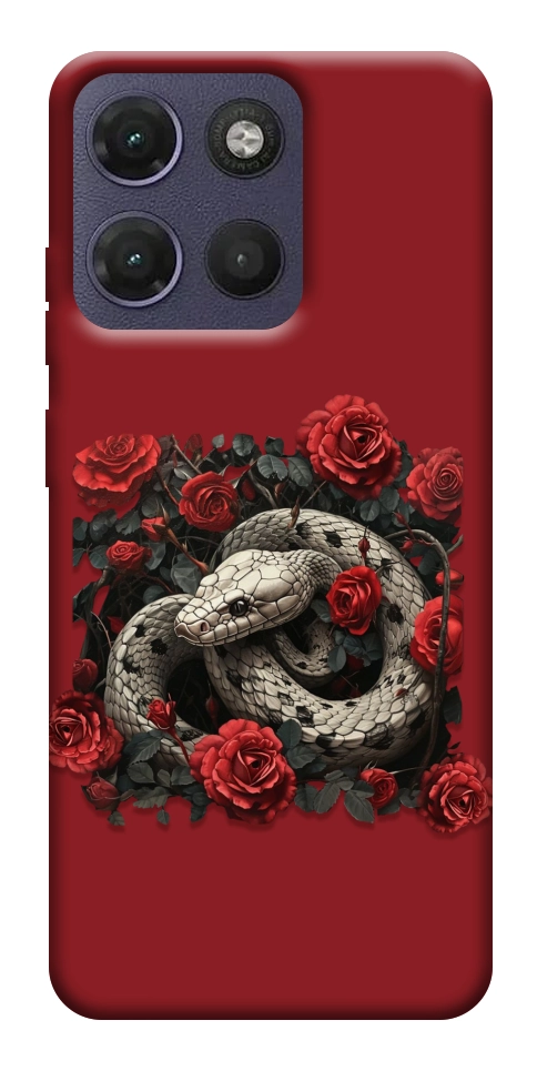 Чохол Roses snake для Motorola Moto G17