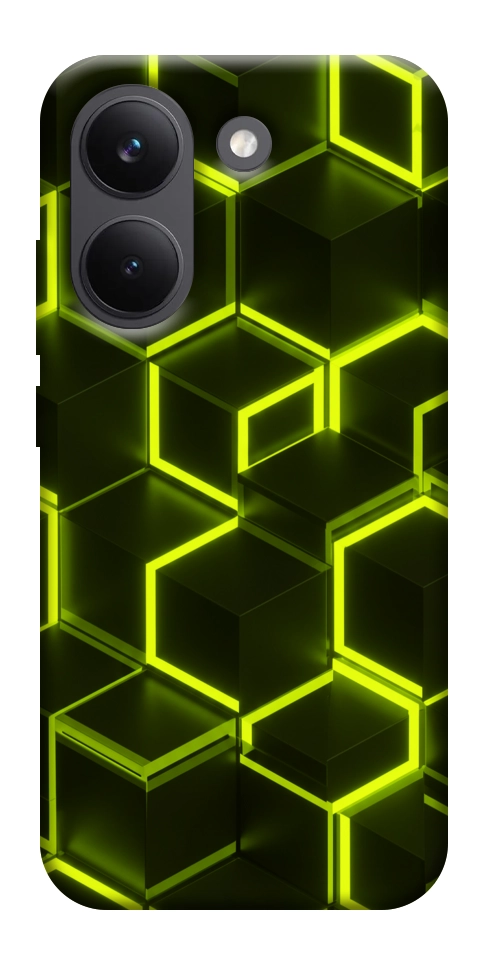 Чехол Neon hexagon для Xiaomi Poco X8 Pro
