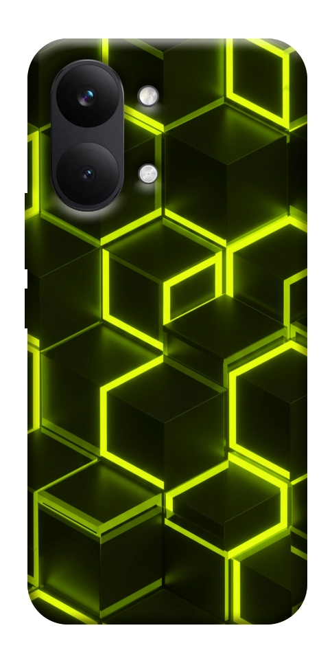 Чехол Neon hexagon для Xiaomi Poco X8 Pro Max
