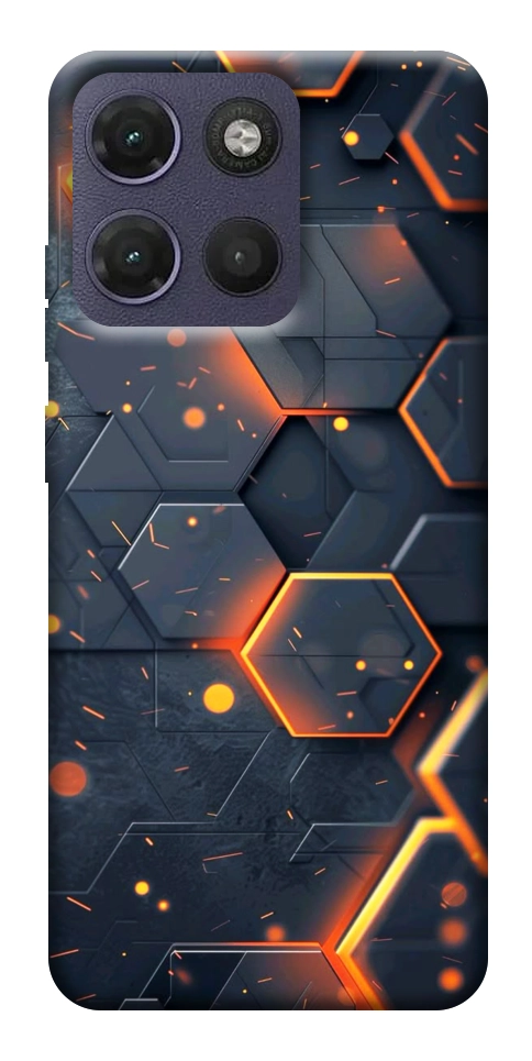 Чохол Burning hex pattern для Motorola Moto G17