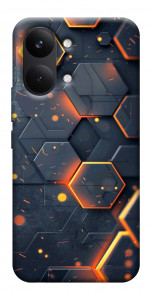 Чехол Burning hex pattern для Xiaomi Poco X8 Pro Max