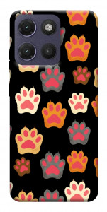 Чохол Colorful Paws для Motorola Moto G17