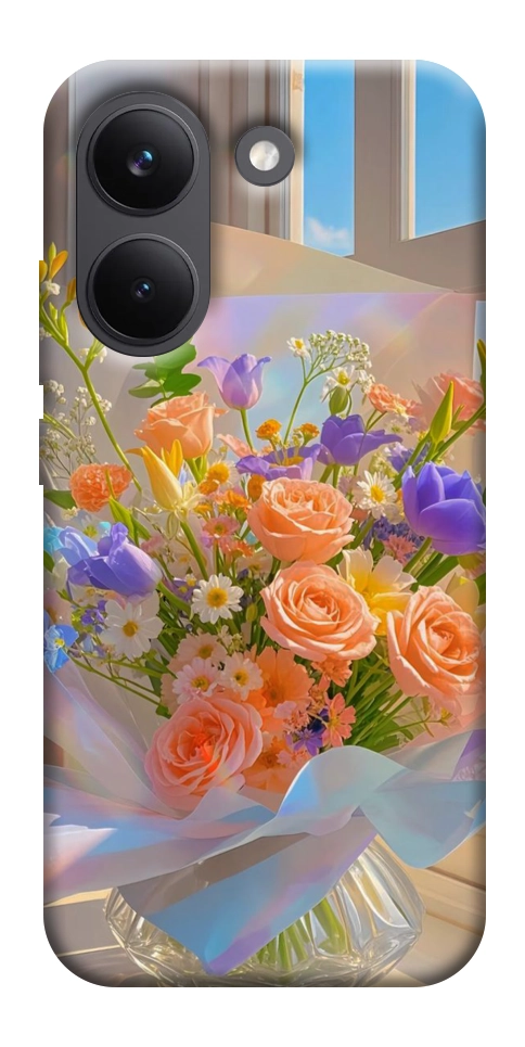 Чехол Яркий букет для Xiaomi Poco X8 Pro