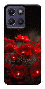 Чохол Burning flowers для Motorola Moto G17
