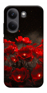 Чехол Burning flowers для Xiaomi Poco X8 Pro