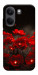 Чехол Burning flowers для Xiaomi Poco X8 Pro