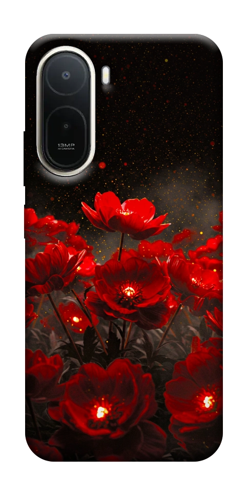Чехол Burning flowers для Xiaomi Redmi A7 Pro 4G