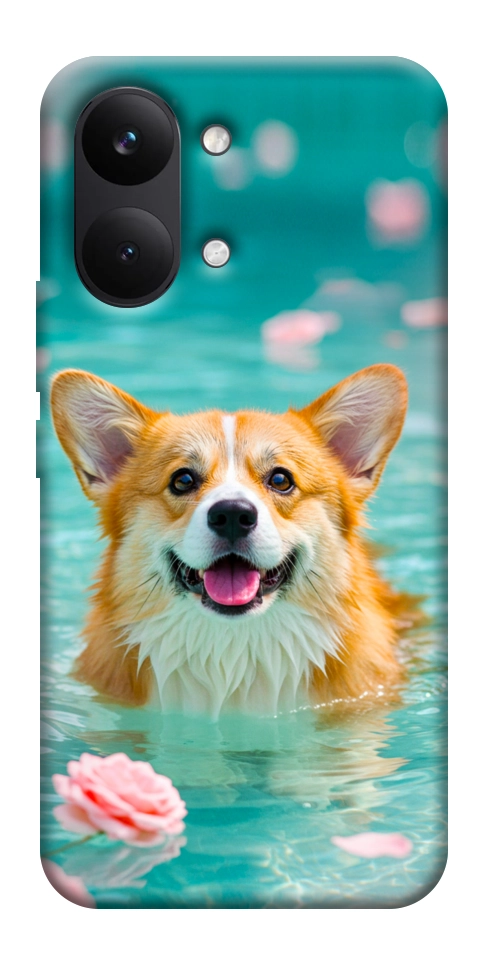 Чехол Swimming corgi для Xiaomi Poco X8 Pro Max