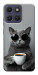 Чохол Grey cat coffee для Motorola Moto G17