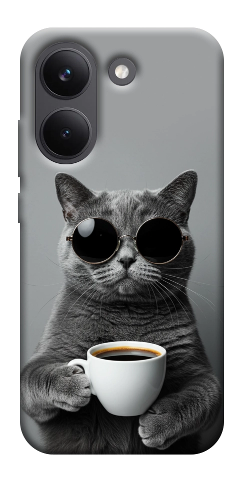 Чехол Grey cat coffee для Xiaomi Poco X8 Pro