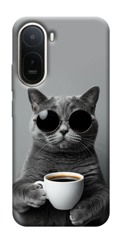 Чохол Grey cat coffee для Xiaomi Redmi A7 Pro 4G