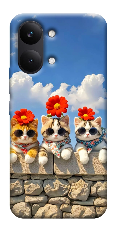 Чехол Flower cats для Xiaomi Poco X8 Pro Max