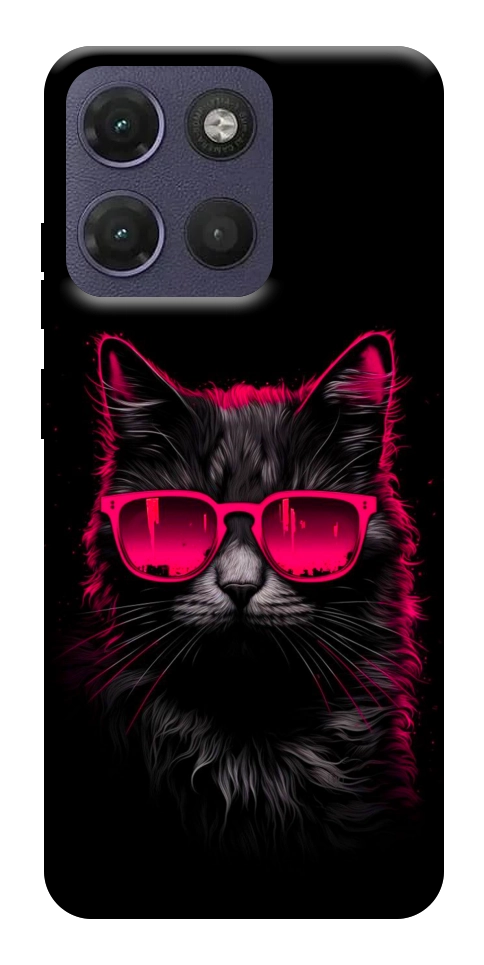 Чохол Cyberpunk cat для Motorola Moto G17