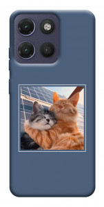 Чохол Котяча ніжність для Motorola Moto G17