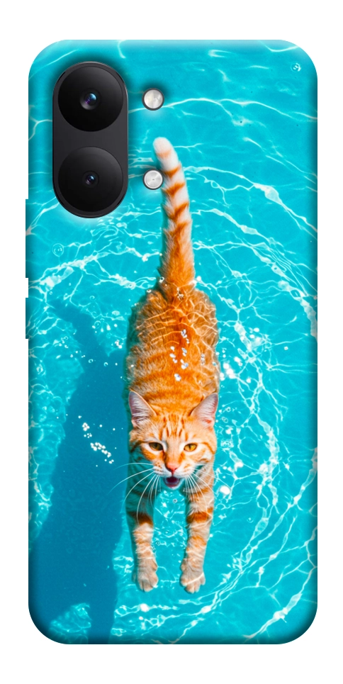 Чехол Cat swimming для Xiaomi Poco X8 Pro Max