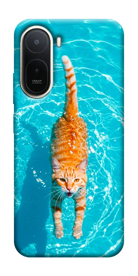 Чехол Cat swimming для Xiaomi Redmi A7 Pro 4G