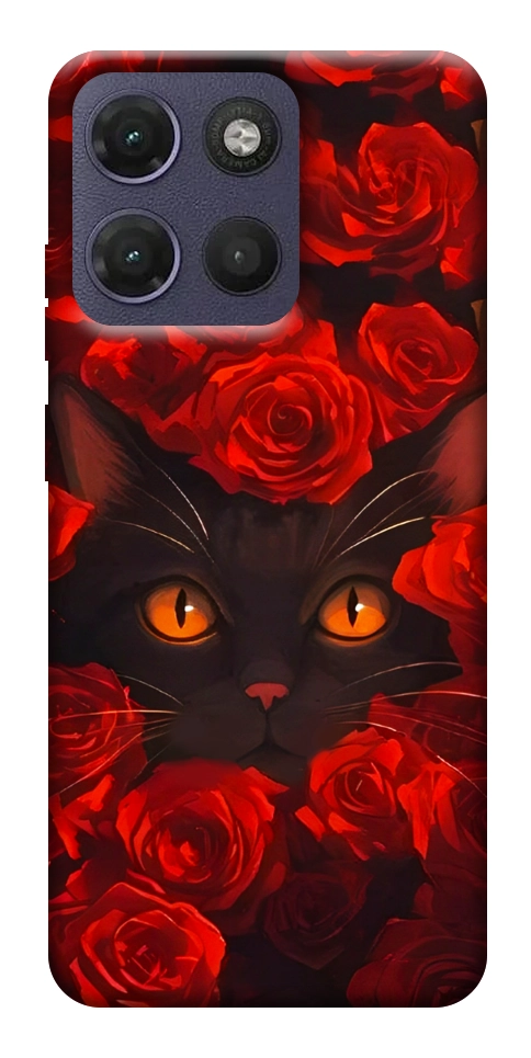 Чохол Rose cat для Motorola Moto G17