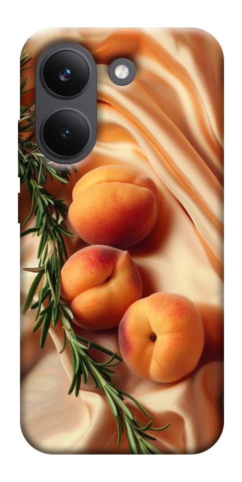 Чехол Лакешери персики для Xiaomi Poco X8 Pro