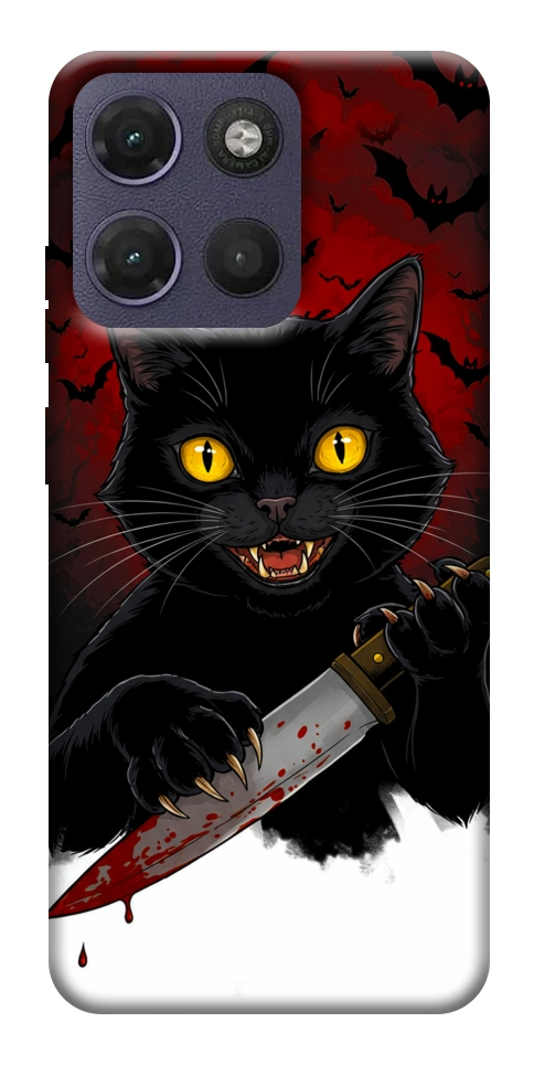 Чохол Horror lucky cat для Motorola Moto G17