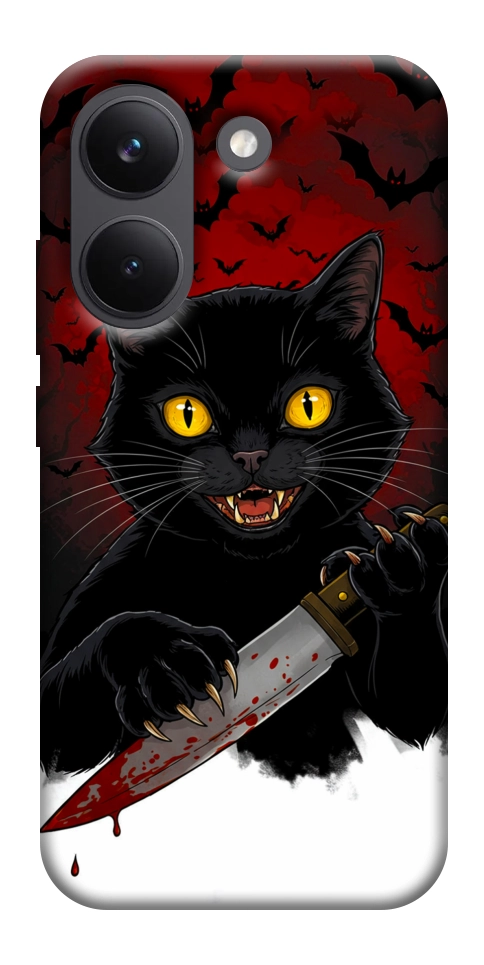 Чехол Horror lucky cat для Xiaomi Poco X8 Pro