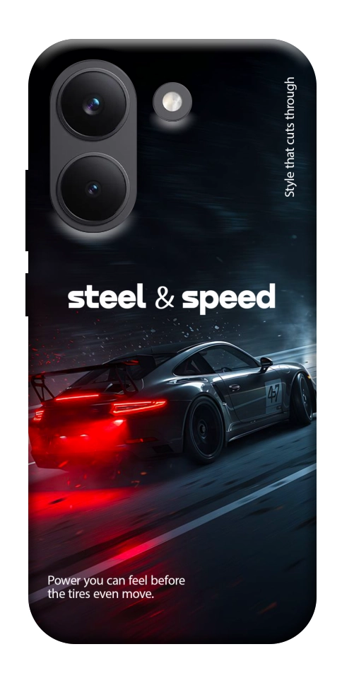 Чехол Black and red care для Xiaomi Poco X8 Pro