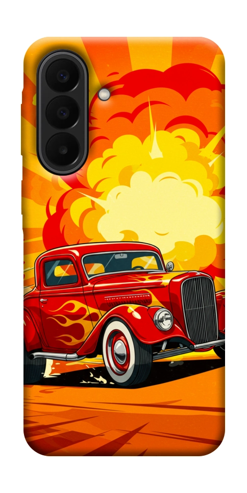 Чехол Retro comics car для Galaxy A27