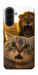 Чехол Shocked cat and lion для Galaxy A27