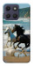 Чохол Beach Horses для Motorola Moto G17