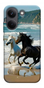 Чехол Beach Horses для Xiaomi Poco X8 Pro