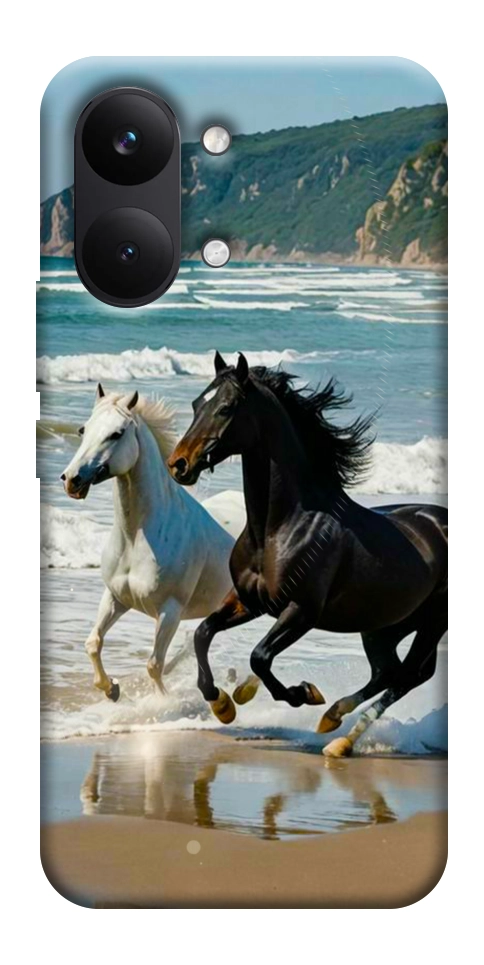Чехол Beach Horses для Xiaomi Poco X8 Pro Max