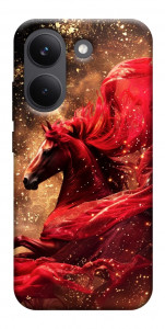 Чехол Red sparkles Horse для Xiaomi Poco X8 Pro