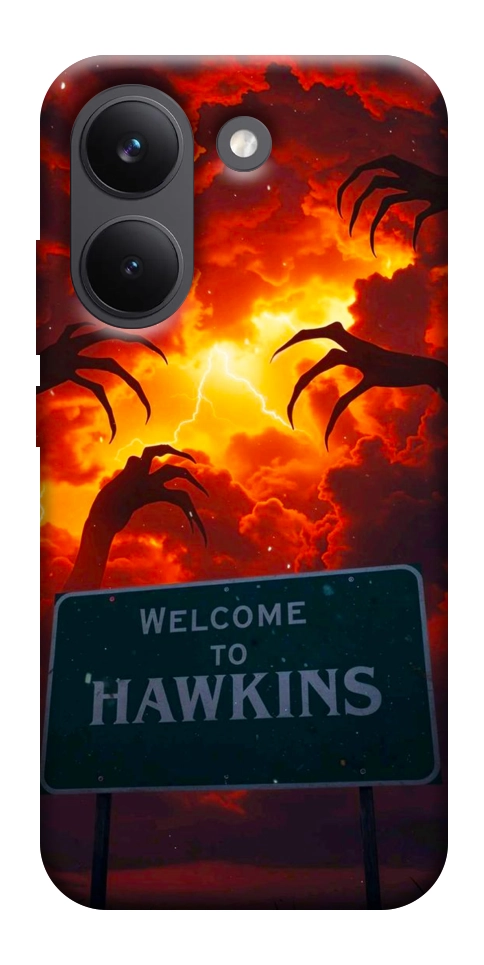 Чехол Welcome to hawkins для Xiaomi Poco X8 Pro