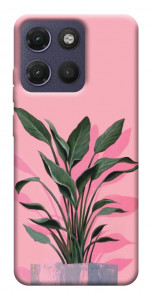 Чохол Pink plant для Motorola Moto G17