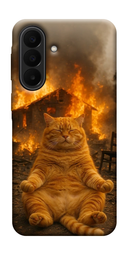 Чехол Burning cat для Galaxy A27