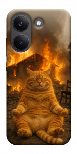 Чехол Burning cat для Xiaomi Poco X8 Pro