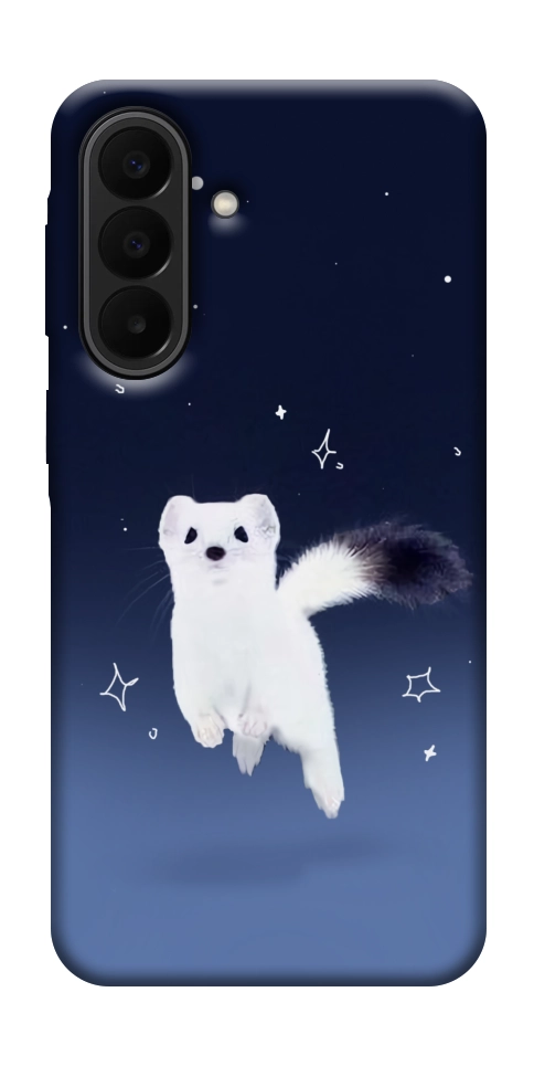 Чехол Хорёк в снегу для Galaxy A27