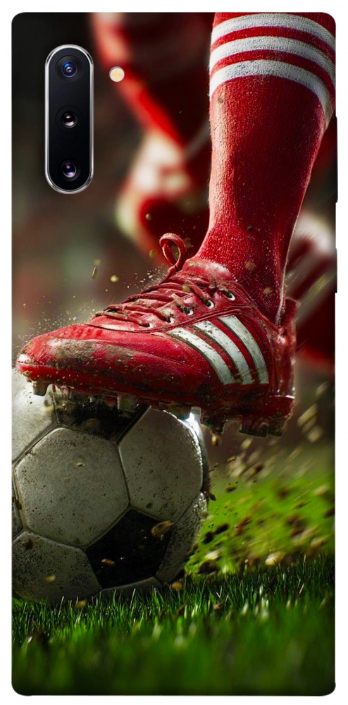Чехол Сlose up football для Galaxy Note 10 (2019)