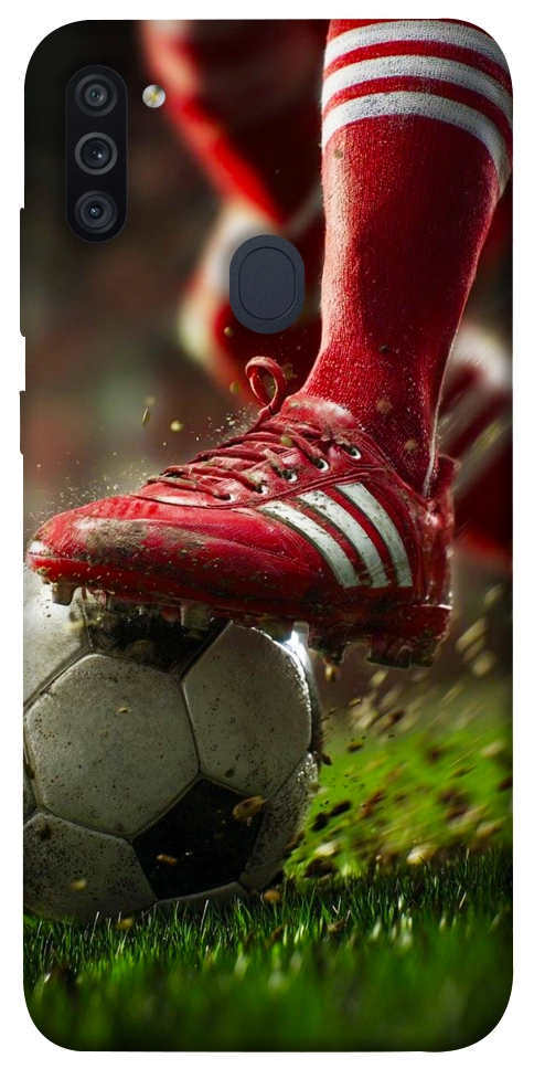 Чехол Сlose up football для Galaxy M11 (2020)