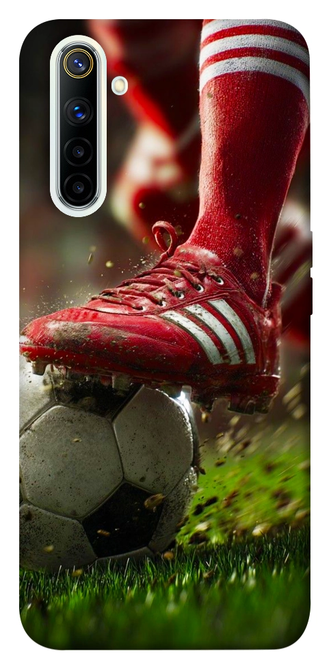 Чехол Сlose up football для Realme 6