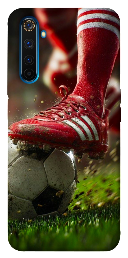 Чехол Сlose up football для Realme 6 Pro