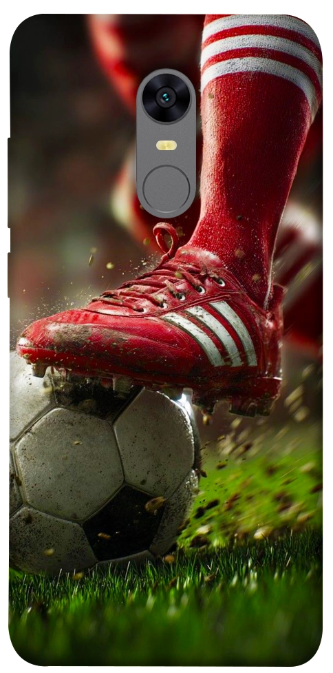 Чехол Сlose up football для Xiaomi Redmi Note 5 (Single Camera)