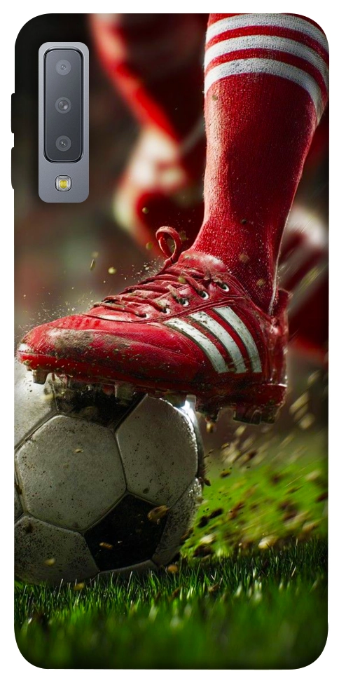 Чехол Сlose up football для Galaxy A7 (2018)