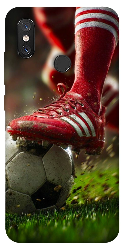 Чехол Сlose up football для Xiaomi Mi 8