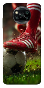 Чехол Сlose up football для Xiaomi Poco X3 NFC