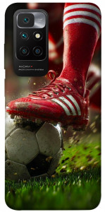 Чехол Сlose up football для Xiaomi Redmi 10